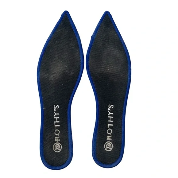 Rothy's Deep Blue Pointed Flats - Picture 5 of 9
